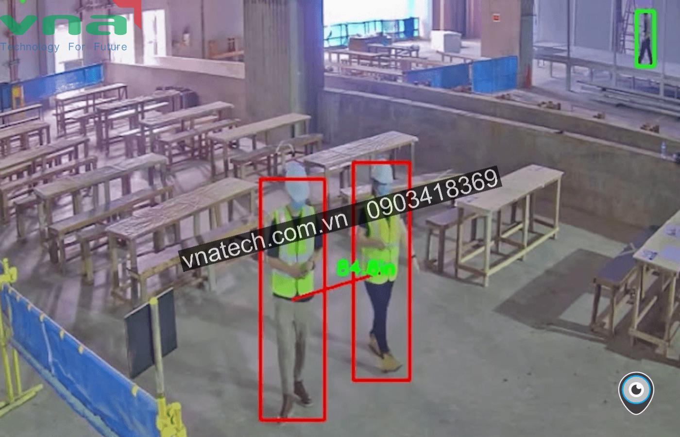 Camera AI giám sát an toàn lao động