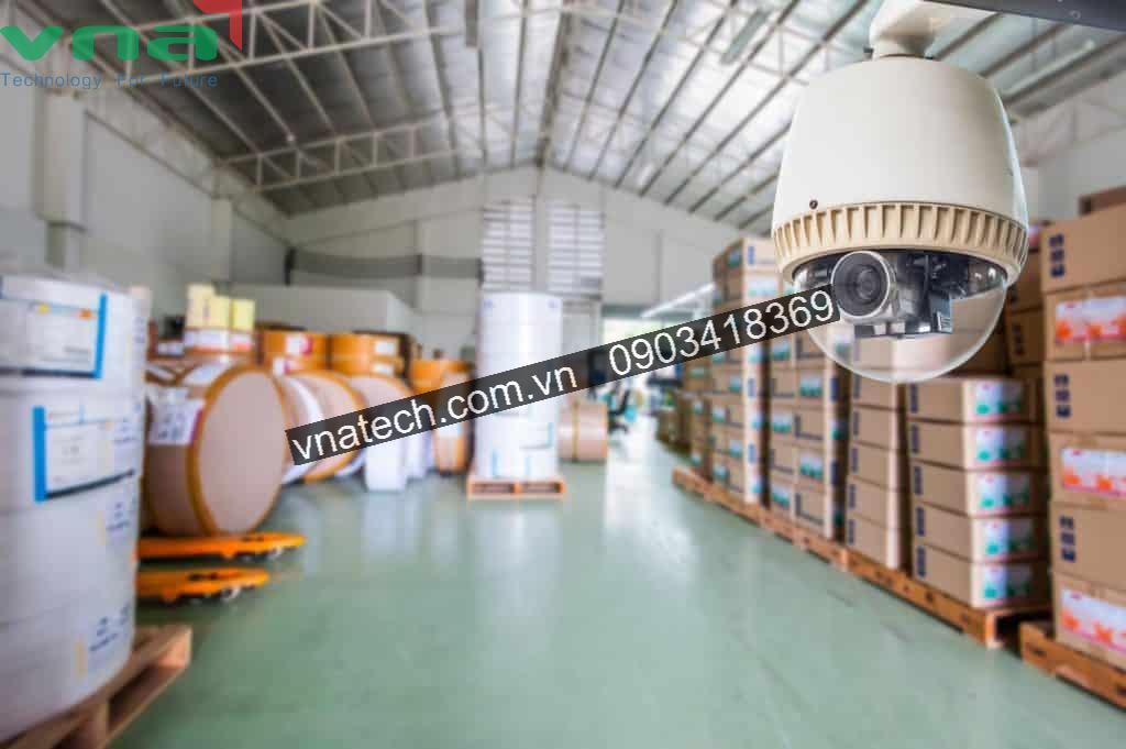 hệ thống camera AI giám sát kho hàng