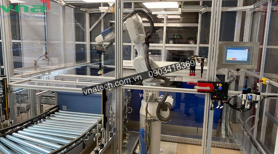 Ứng dụng của cánh tay robot gắp hàng