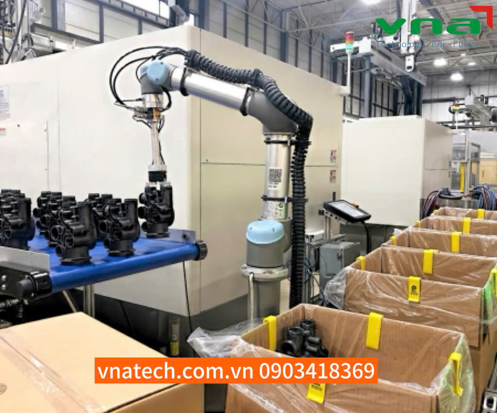 Lợi ích khi đầu tư robot xếp bao tự động kết hợp AGV