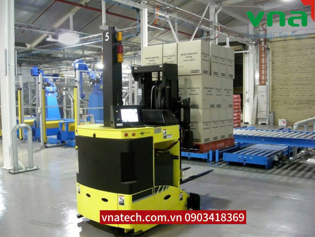 Các loại xe tự hành AGV có băng tải phổ biến Các loại xe tự hành AGV có băng tải phổ biến