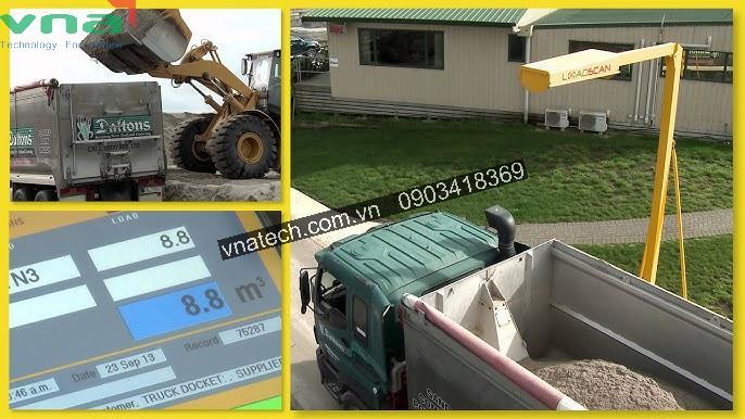 Hệ thống đo thể tích xe tải chở vật liệu