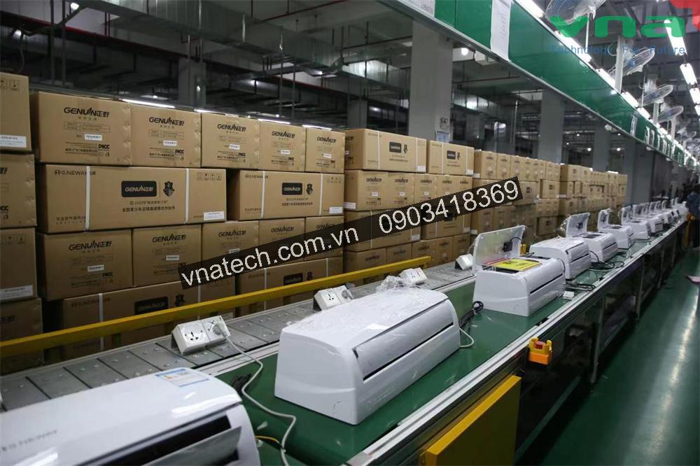 Lắp đặt dây chuyền lắp đặt điều hòa chất lượng cao