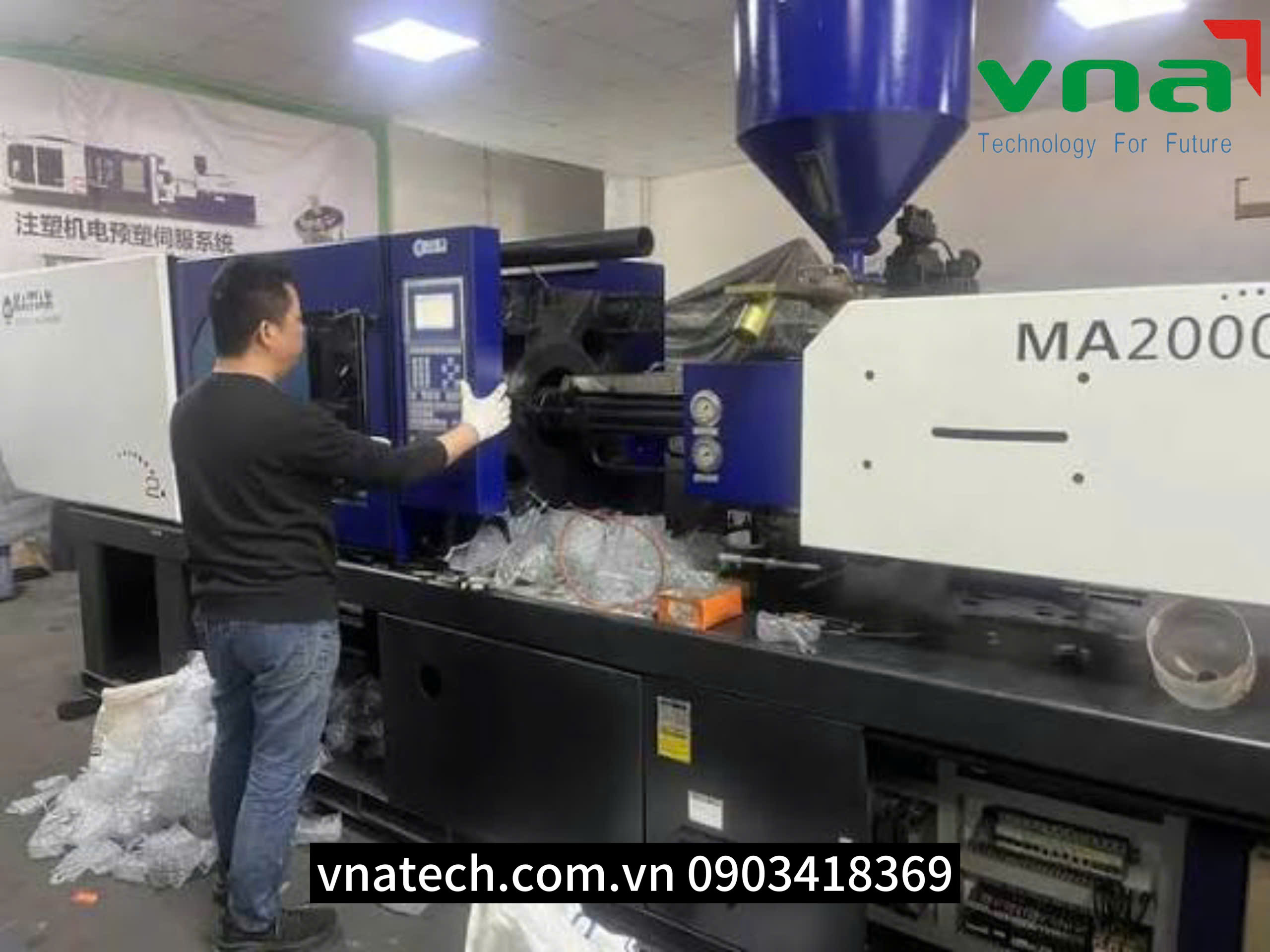 Hệ thống cấp liệu tự động ngành nhựa