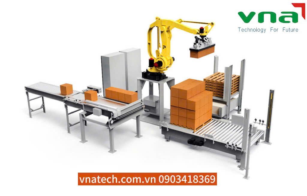 Palletizing robot tự động hóa xếp Pallet hiệu quả