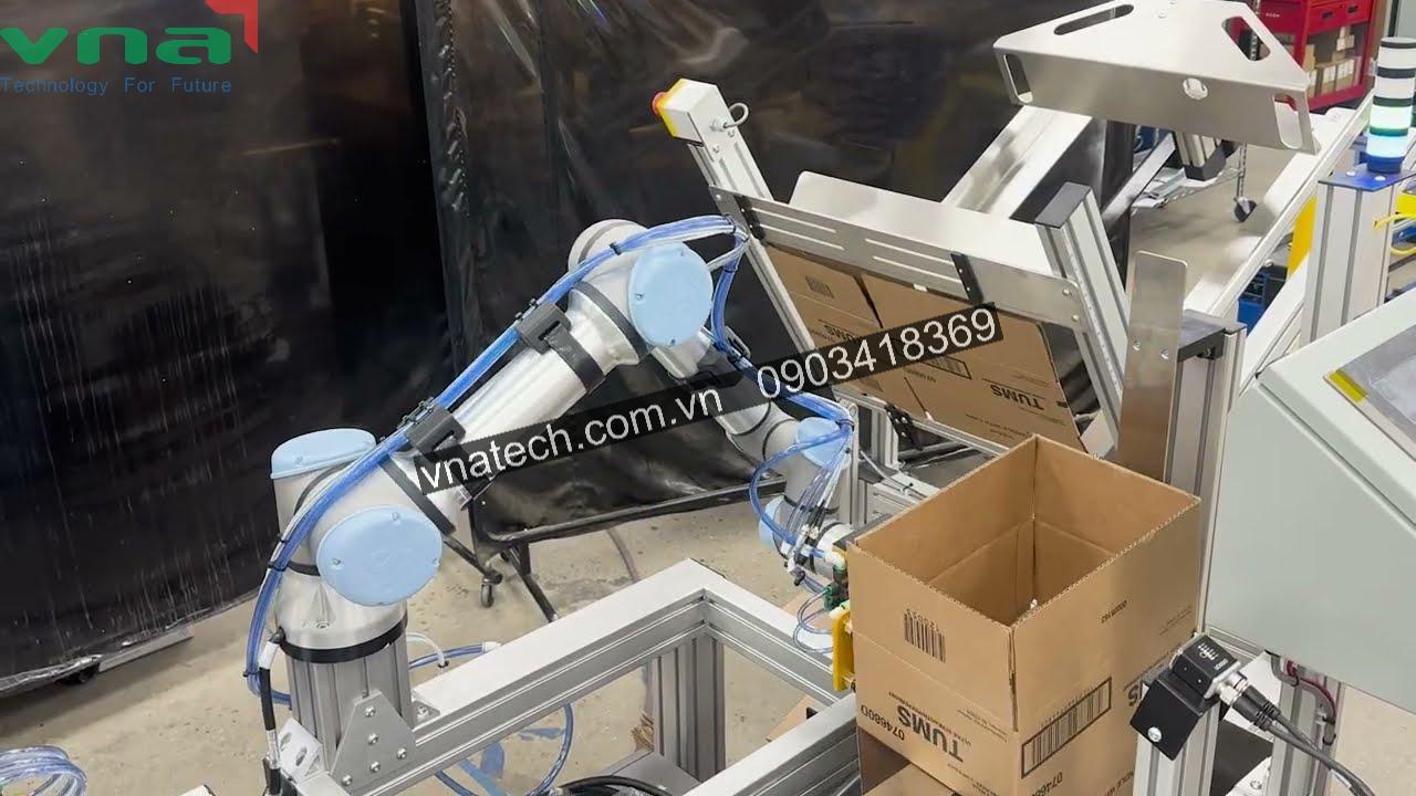 Robot lắp ráp thùng carton